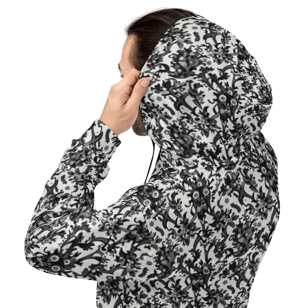 Inkwood Owls on Hoodie — Back