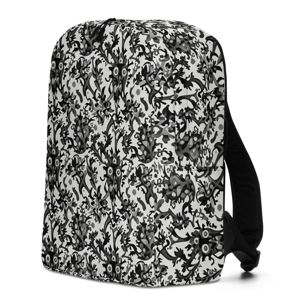 Inkwood Owls on Minimalist Backpack — Left