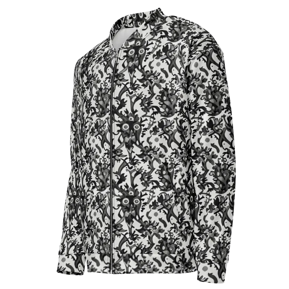 Inkwood Owls on Bomber Jacket — Left Front