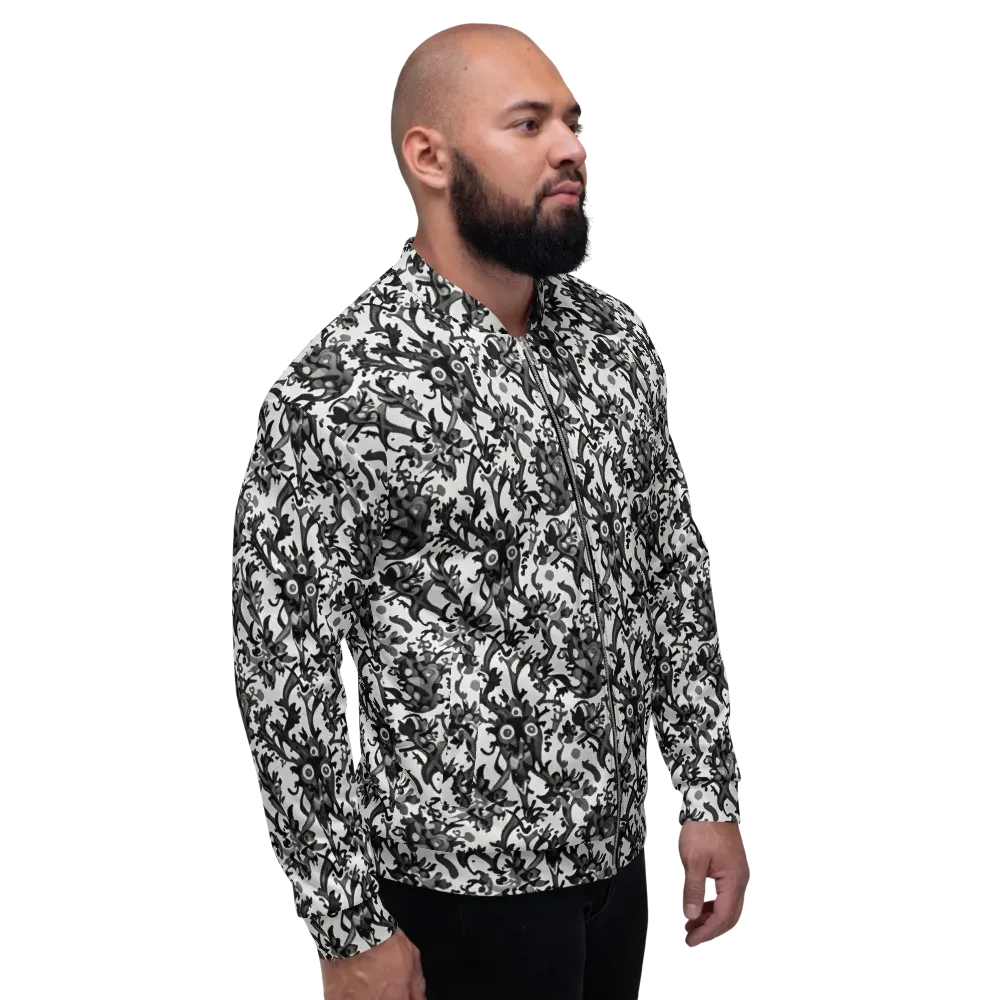 Inkwood Owls on Bomber Jacket — Right