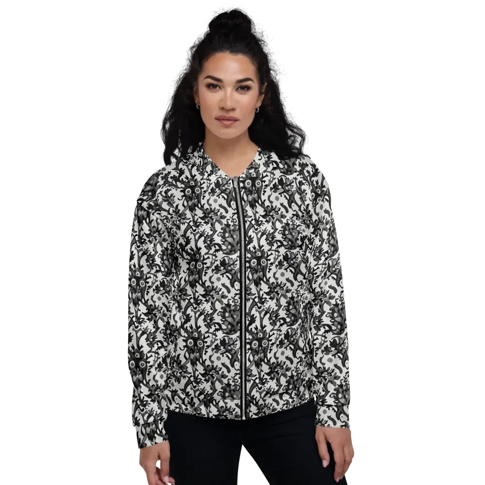Inkwood Owls on Bomber Jacket — Front