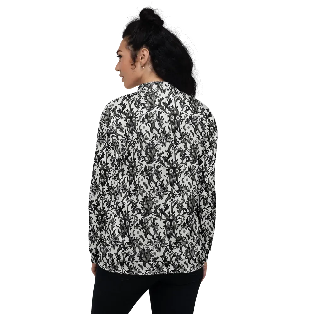 Inkwood Owls on Bomber Jacket — Back