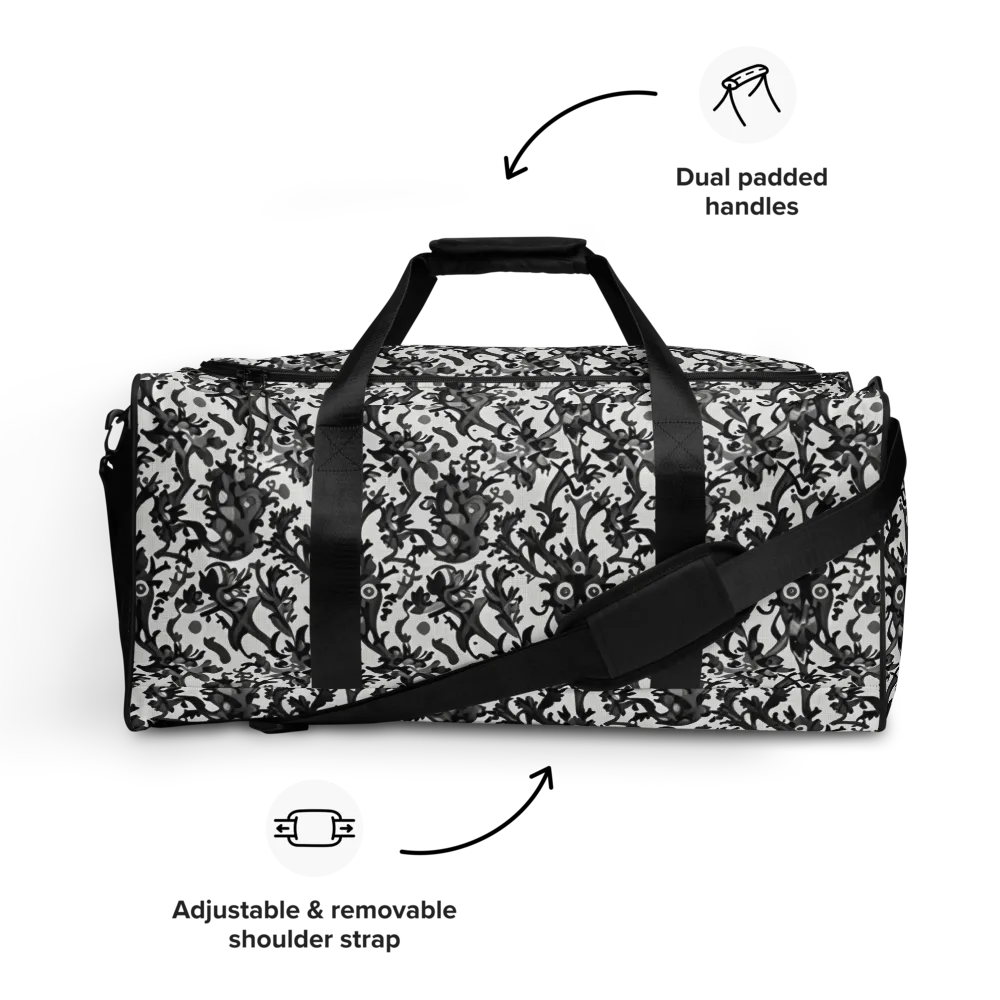 Inkwood Owls on Duffle Bag — Front