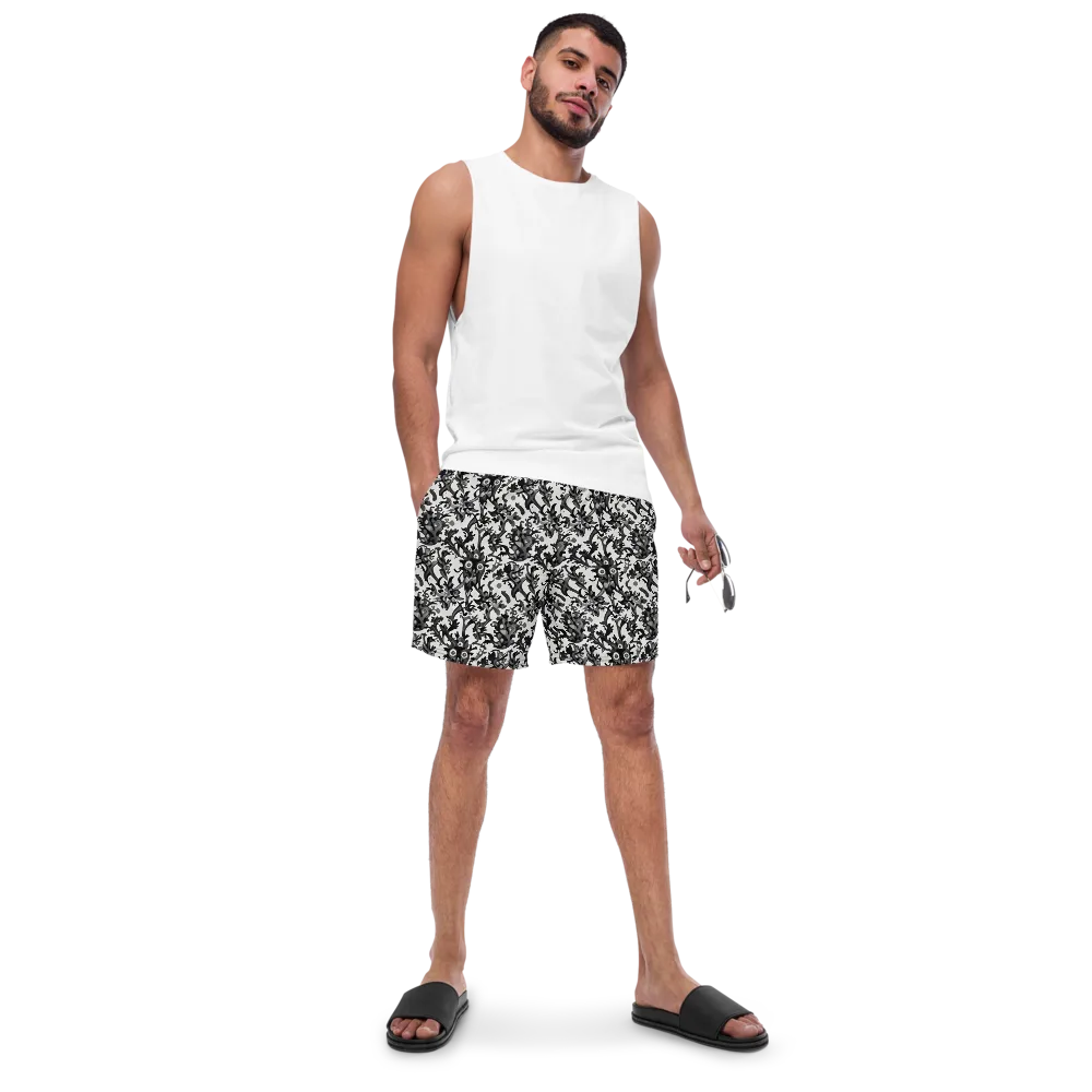Inkwood Owls on Swim Trunks — Front