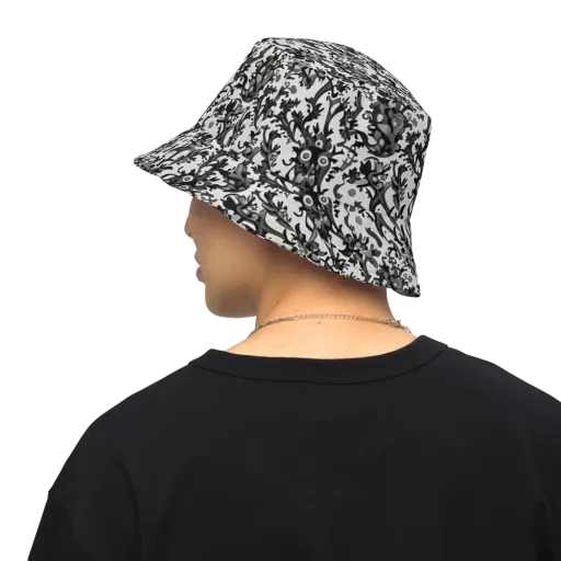Inkwood Owls on a Reversible Bucket Hat