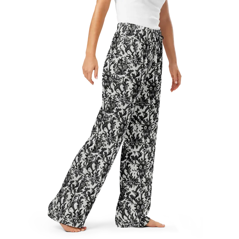 Inkwood Owls on Women's Pajama Pants — Right Front