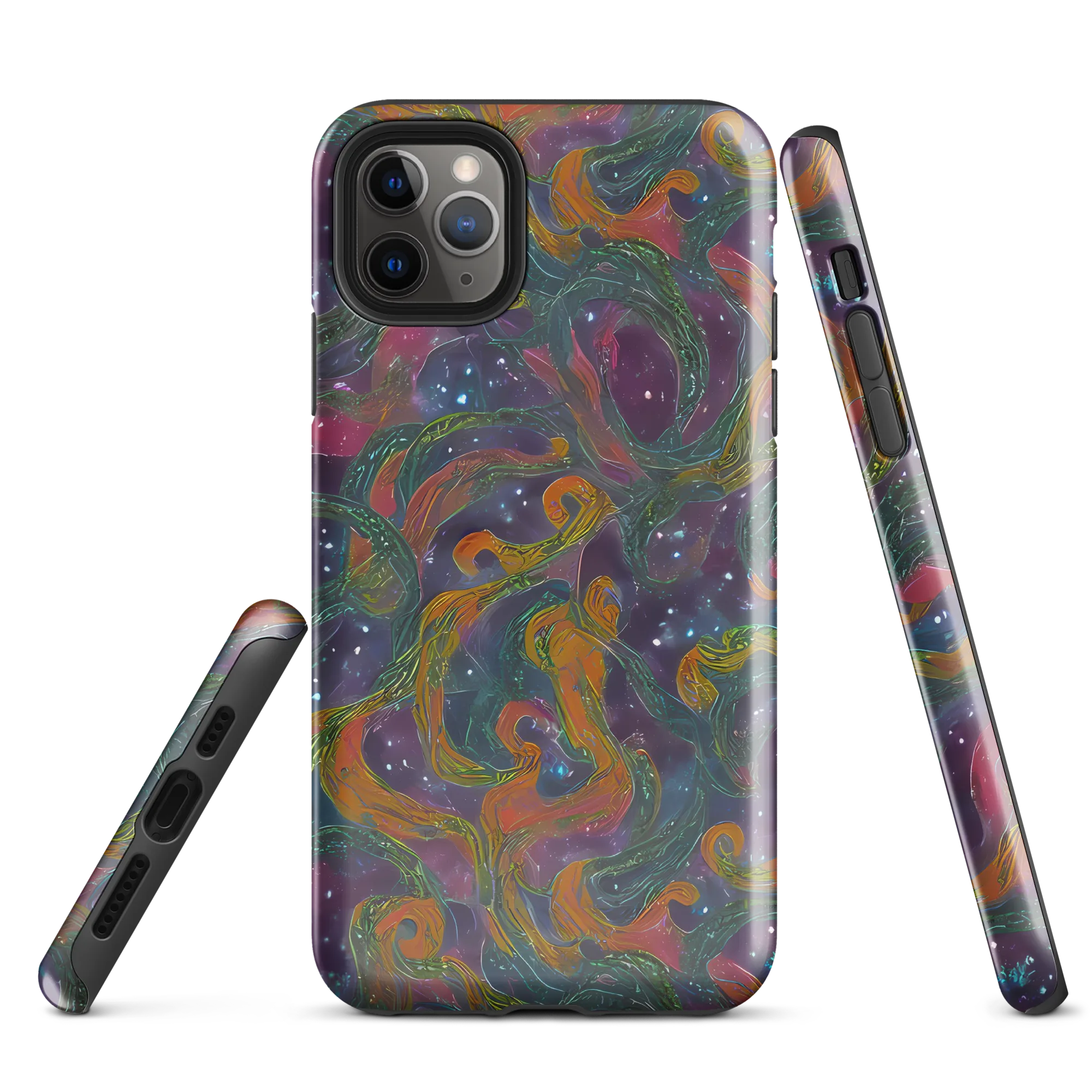Violet Whirlpool on Tough Case for iPhone® — Front