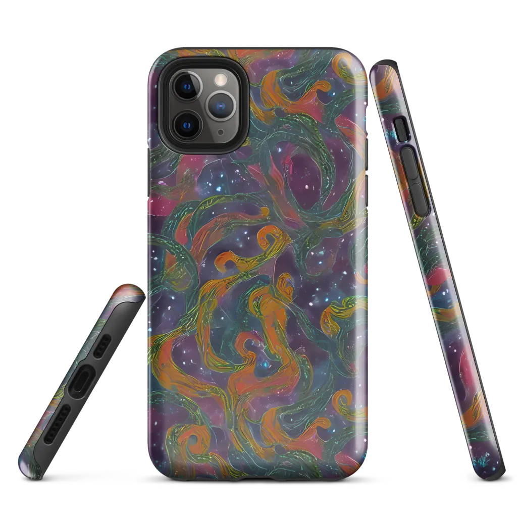 Violet Whirlpool on Tough Case for iPhone® — Front