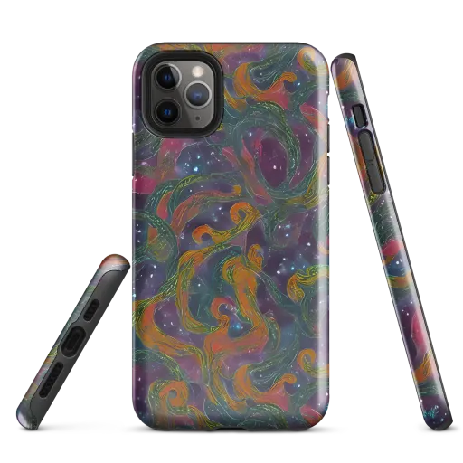Violet Whirlpool on a Tough Case for iPhone®