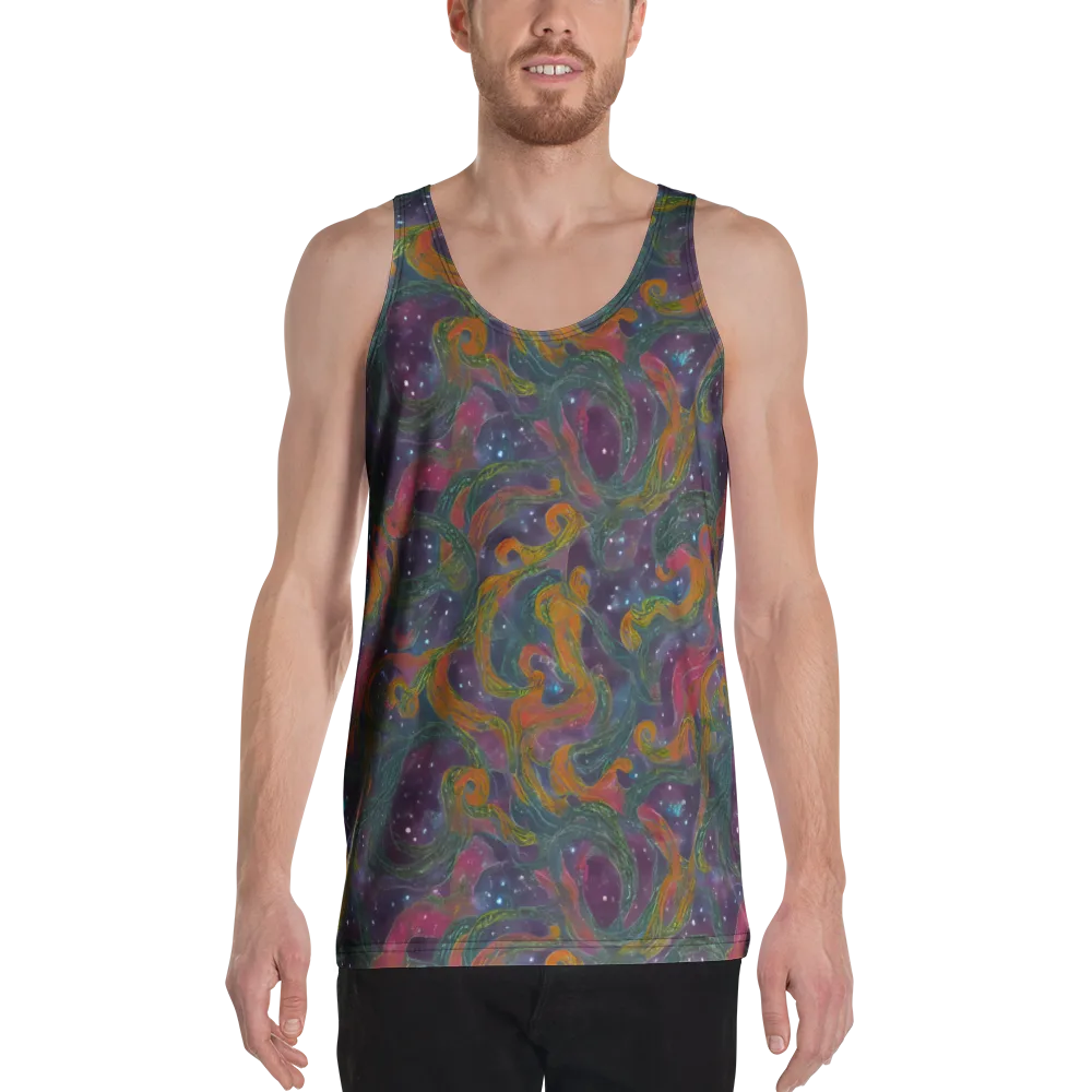 Violet Whirlpool on Men's Tank Top — Front