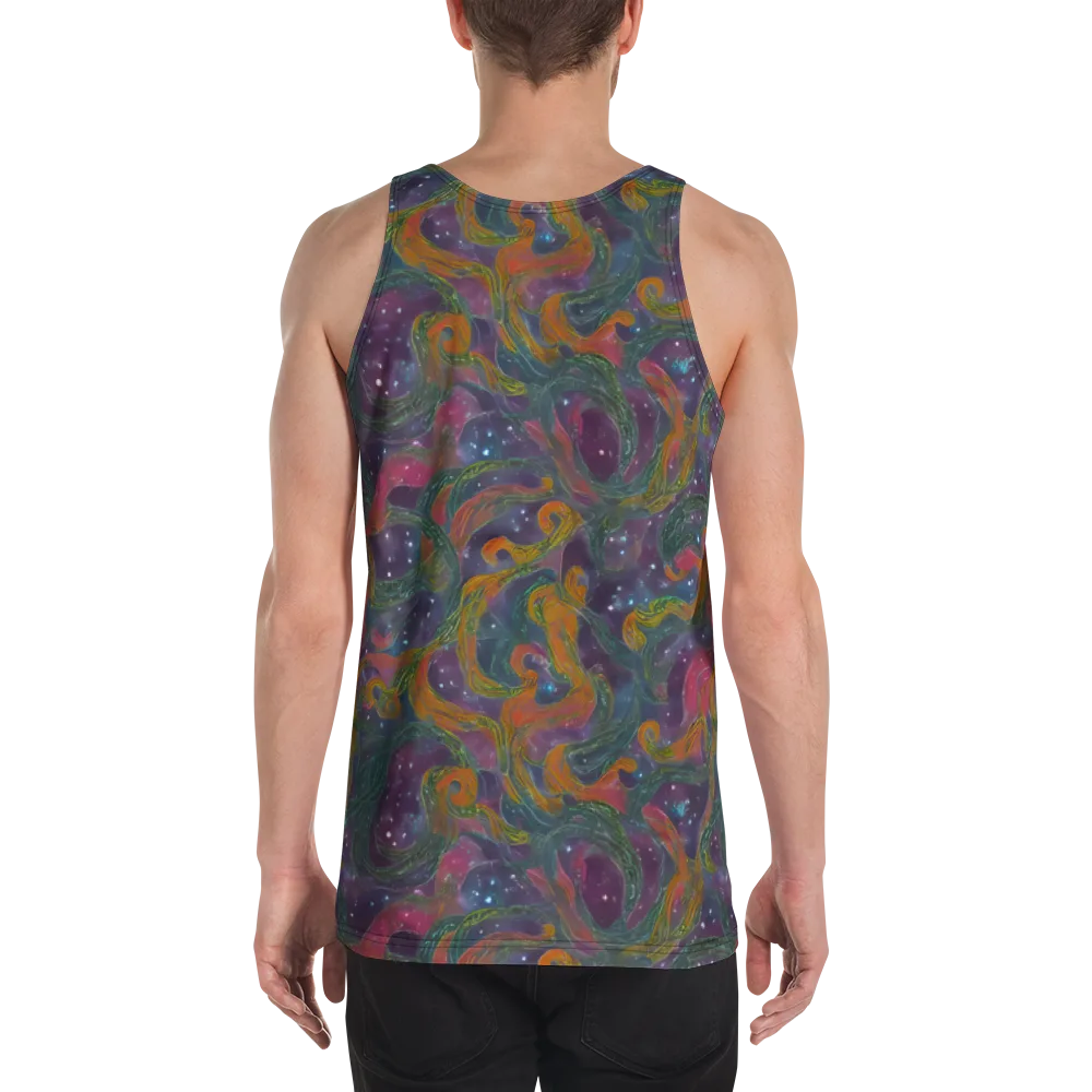 Violet Whirlpool on Men's Tank Top — Back