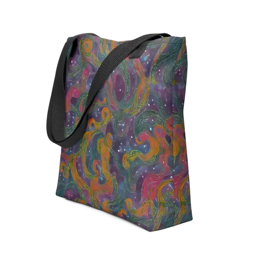 Violet Whirlpool on a Tote Bag