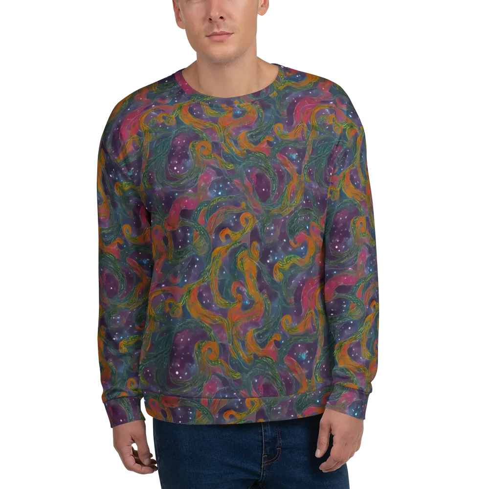 Violet Whirlpool on Sweatshirt — Front