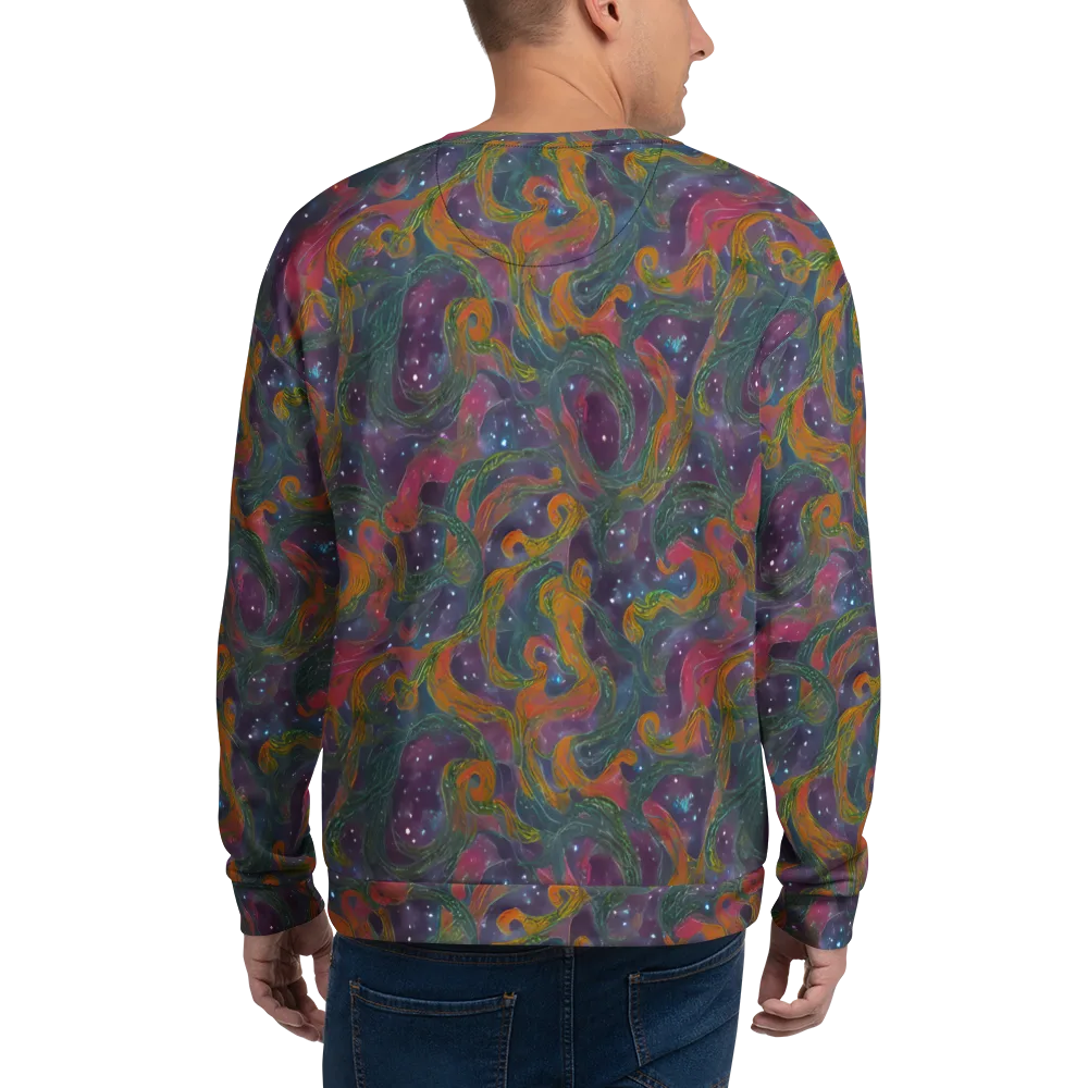 Violet Whirlpool on Sweatshirt — Back