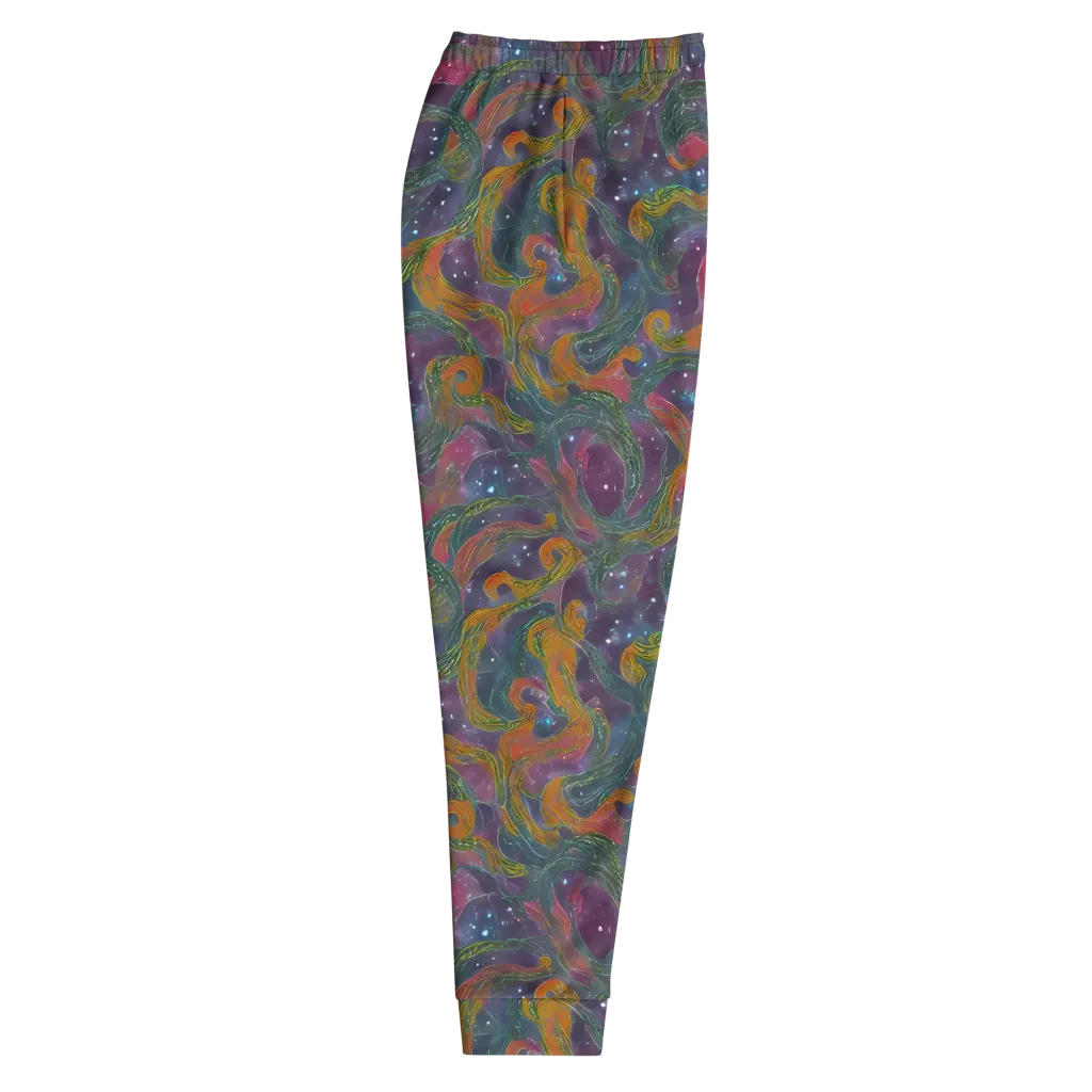 Violet Whirlpool on Men's Joggers — Right