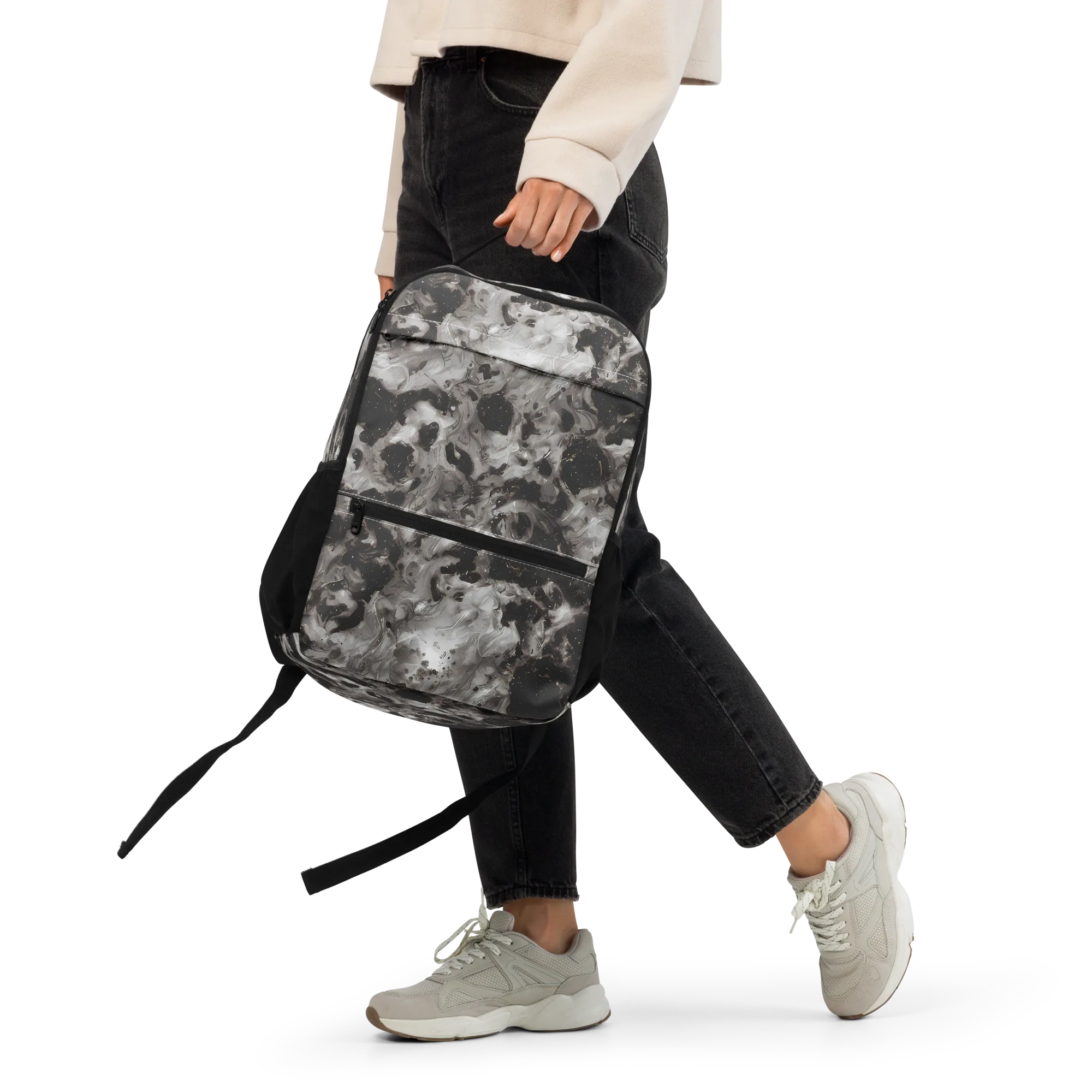 Obsidian Marble on Utility Backpack — Front