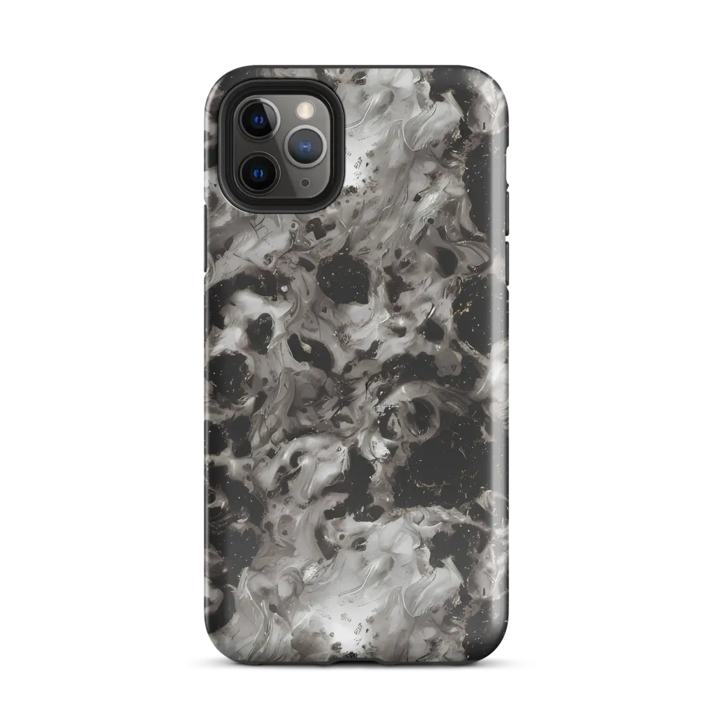Obsidian Marble on Tough Case for iPhone® — Front