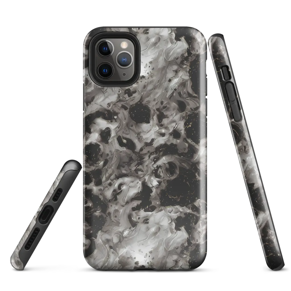 Obsidian Marble on Tough Case for iPhone® — Front