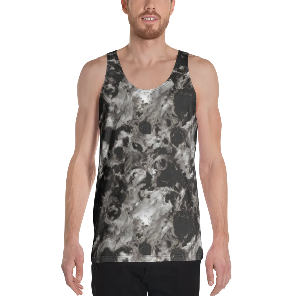 Obsidian Marble on Men's Tank Top — Front