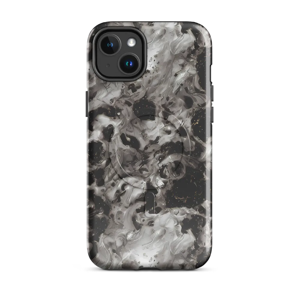 Obsidian Marble on MagSafe Tough Case for iPhone® — Front
