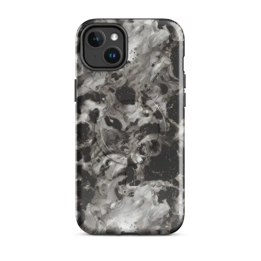 Obsidian Marble on a MagSafe Tough Case for iPhone®
