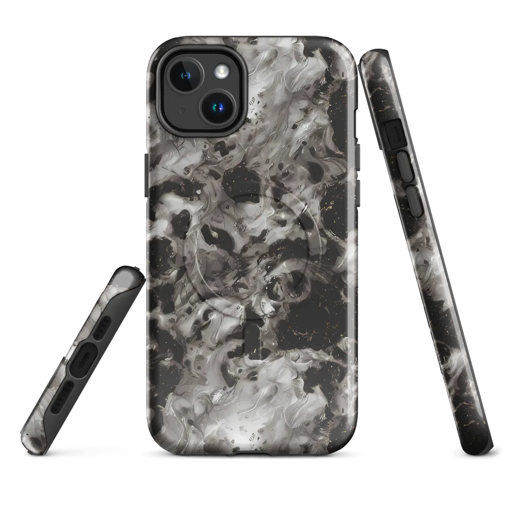 Obsidian Marble on MagSafe Tough Case for iPhone® — Front