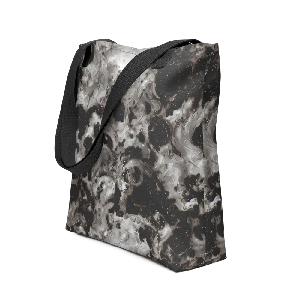Obsidian Marble on Tote Bag — Front