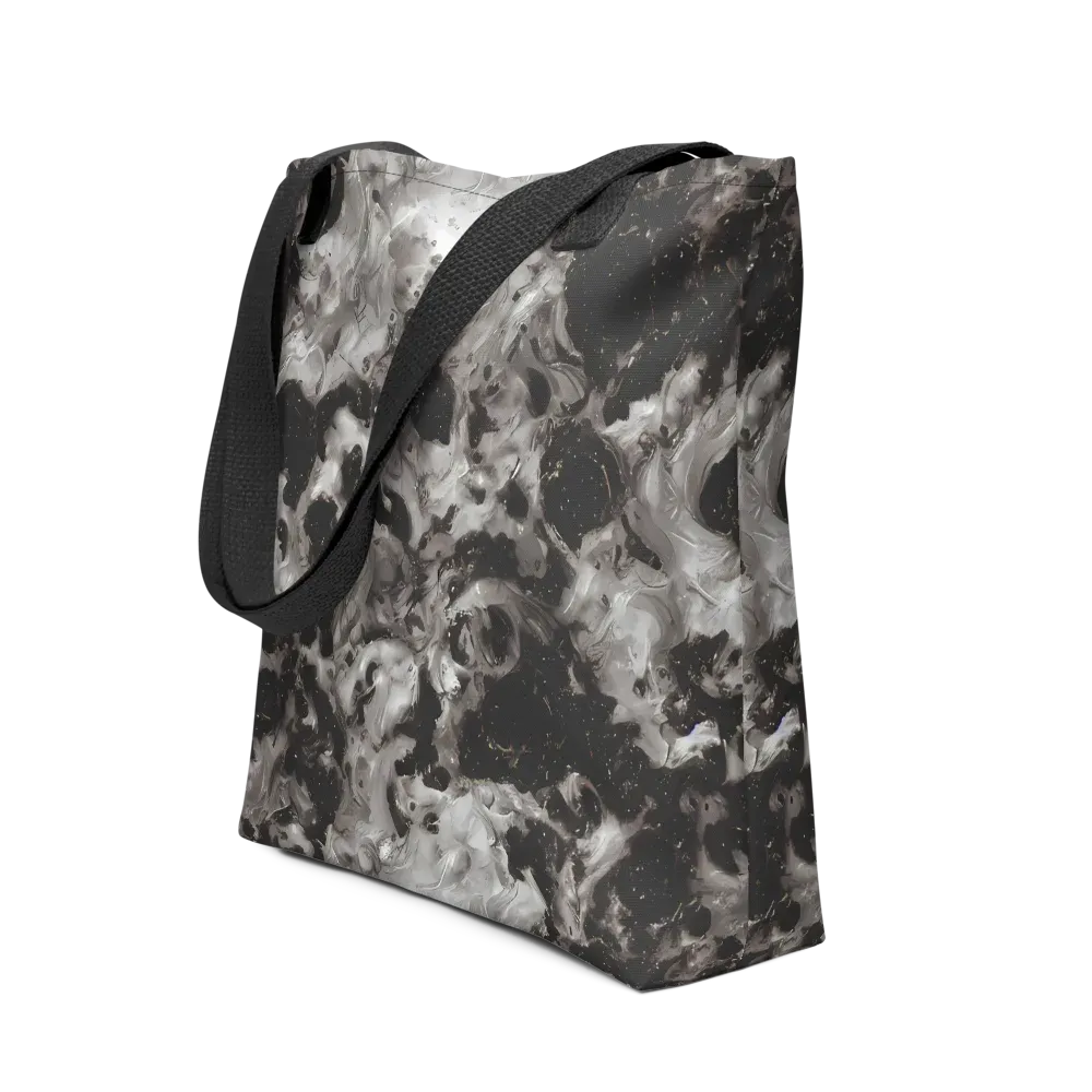 Obsidian Marble on Tote Bag — Front