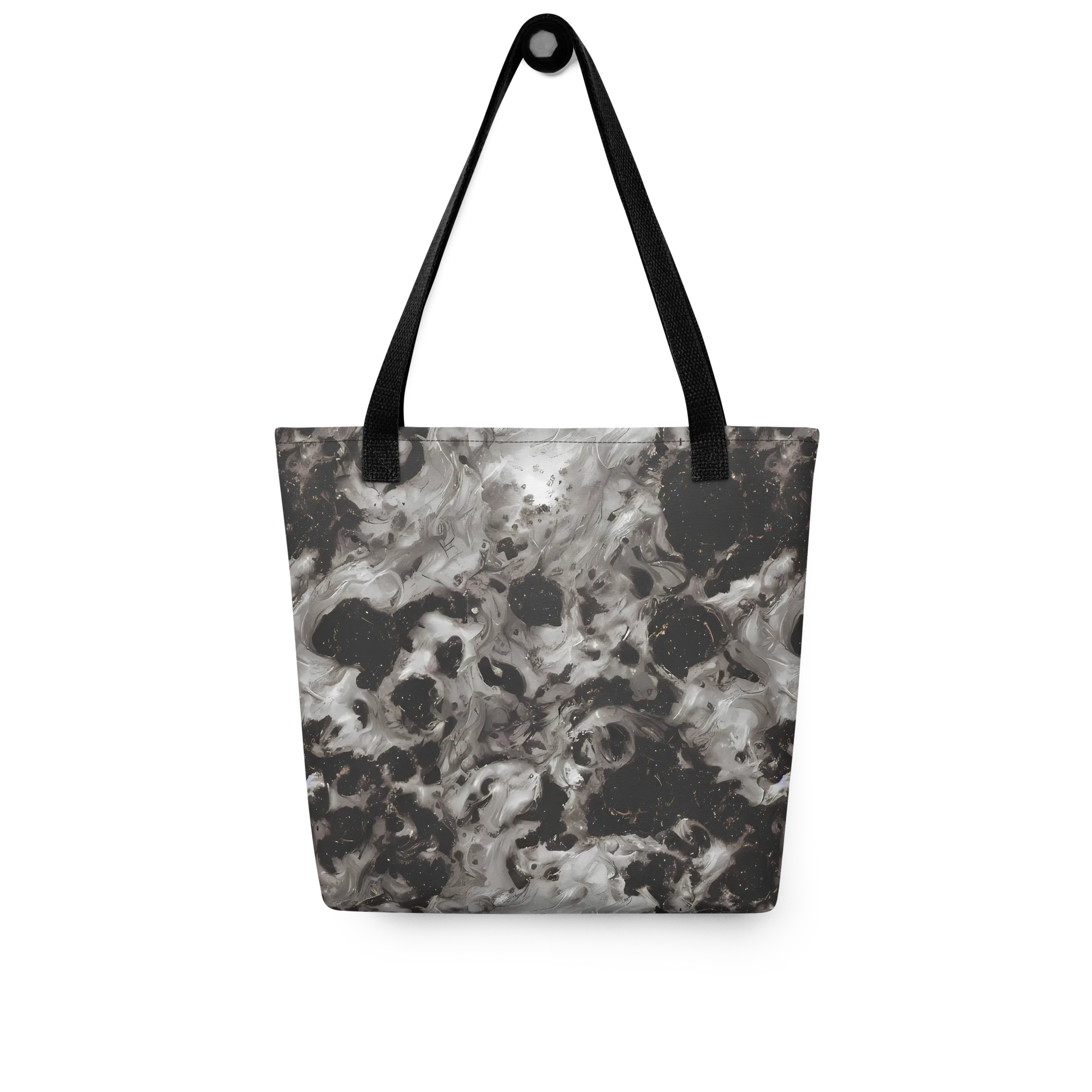Obsidian Marble on Tote Bag — Front