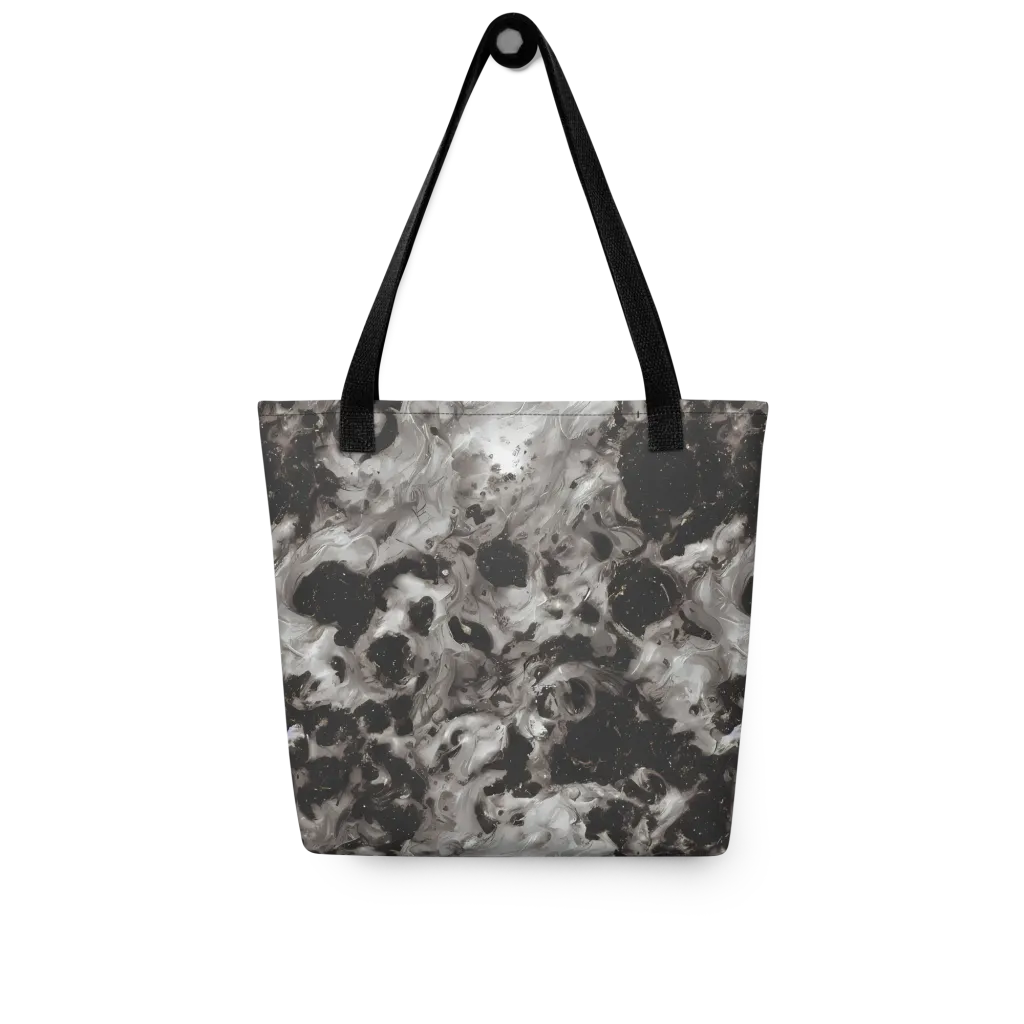 Obsidian Marble on Tote Bag — Front