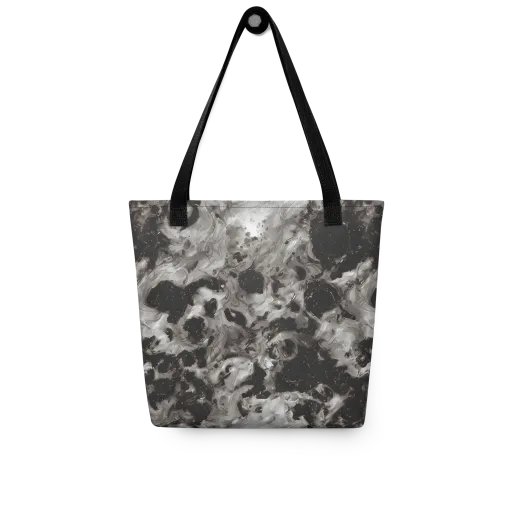 Obsidian Marble on a Tote Bag