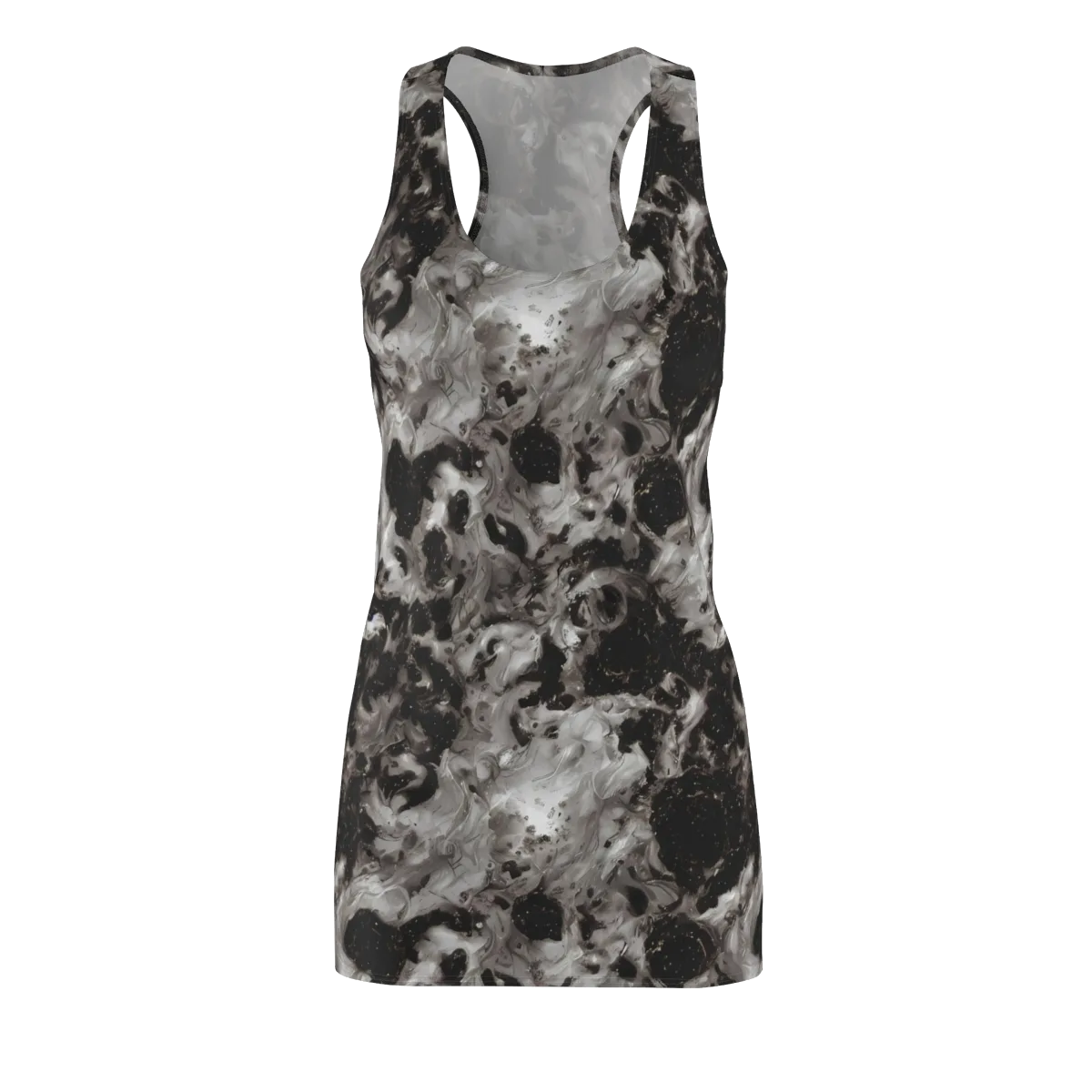 Obsidian Marble on Racerback Dress — Front