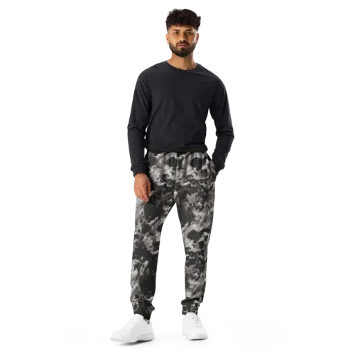 Obsidian Marble on a Men's Joggers
