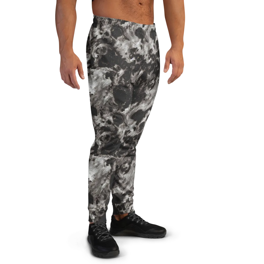 Obsidian Marble on Men's Joggers — Right