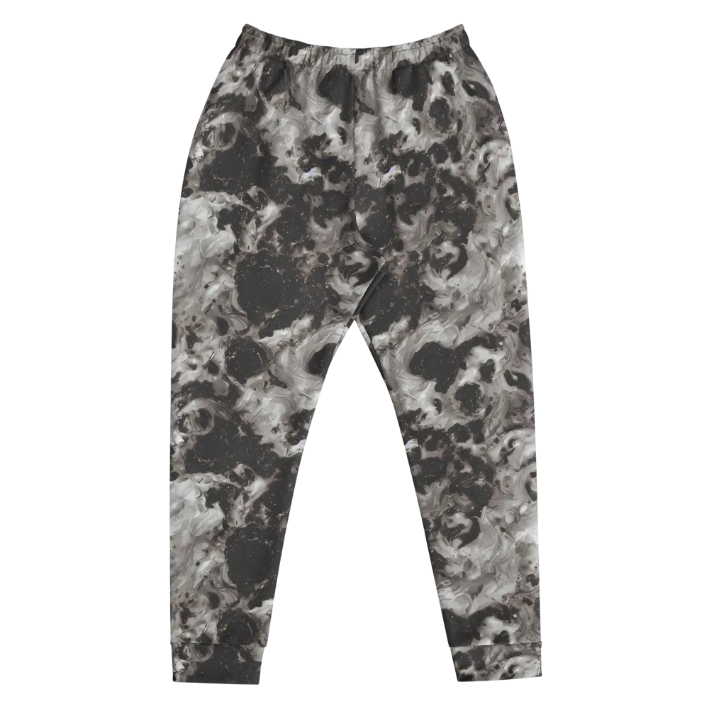Obsidian Marble on Men's Joggers — Front