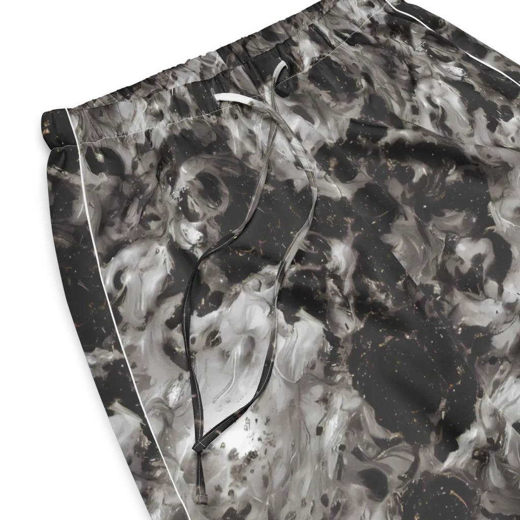 Obsidian Marble on Women's Pajama Pants — Product details