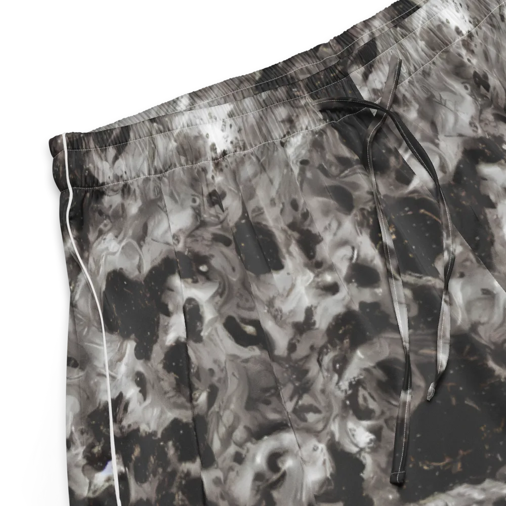 Obsidian Marble on Women's Pajama Shorts — Product details