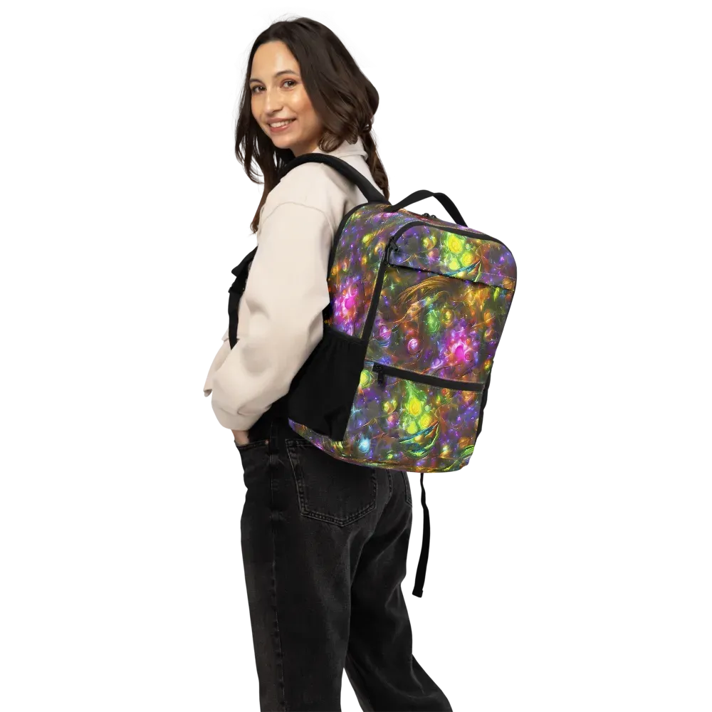Luminescent Tangle on Utility Backpack — Back