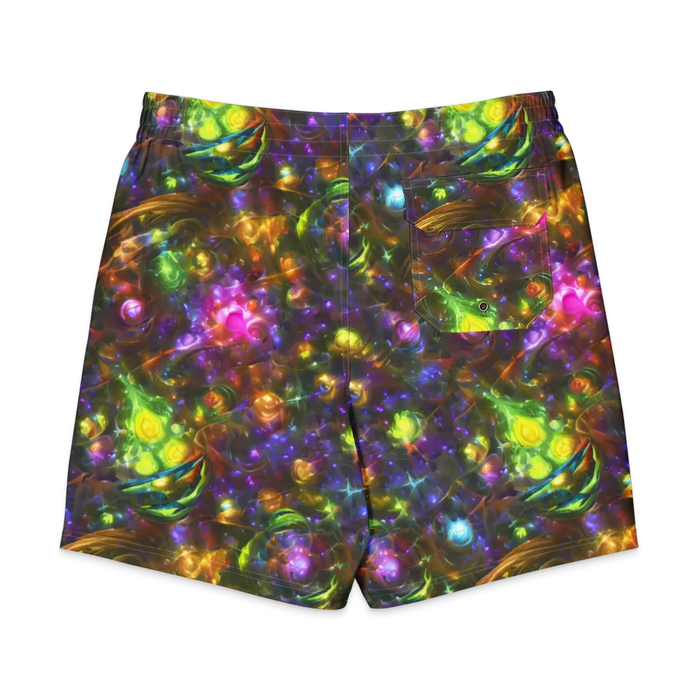 Luminescent Tangle on Men's Board Shorts — Back