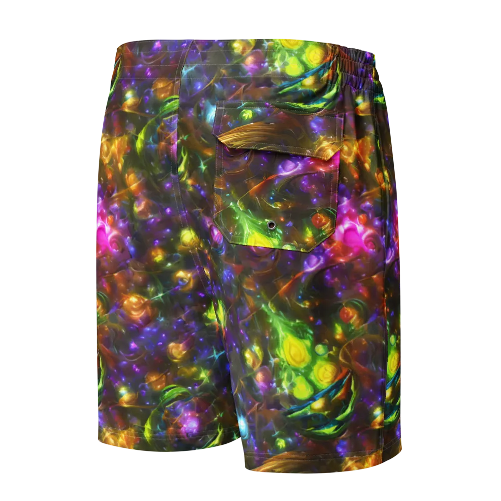 Luminescent Tangle on Men's Board Shorts — Back