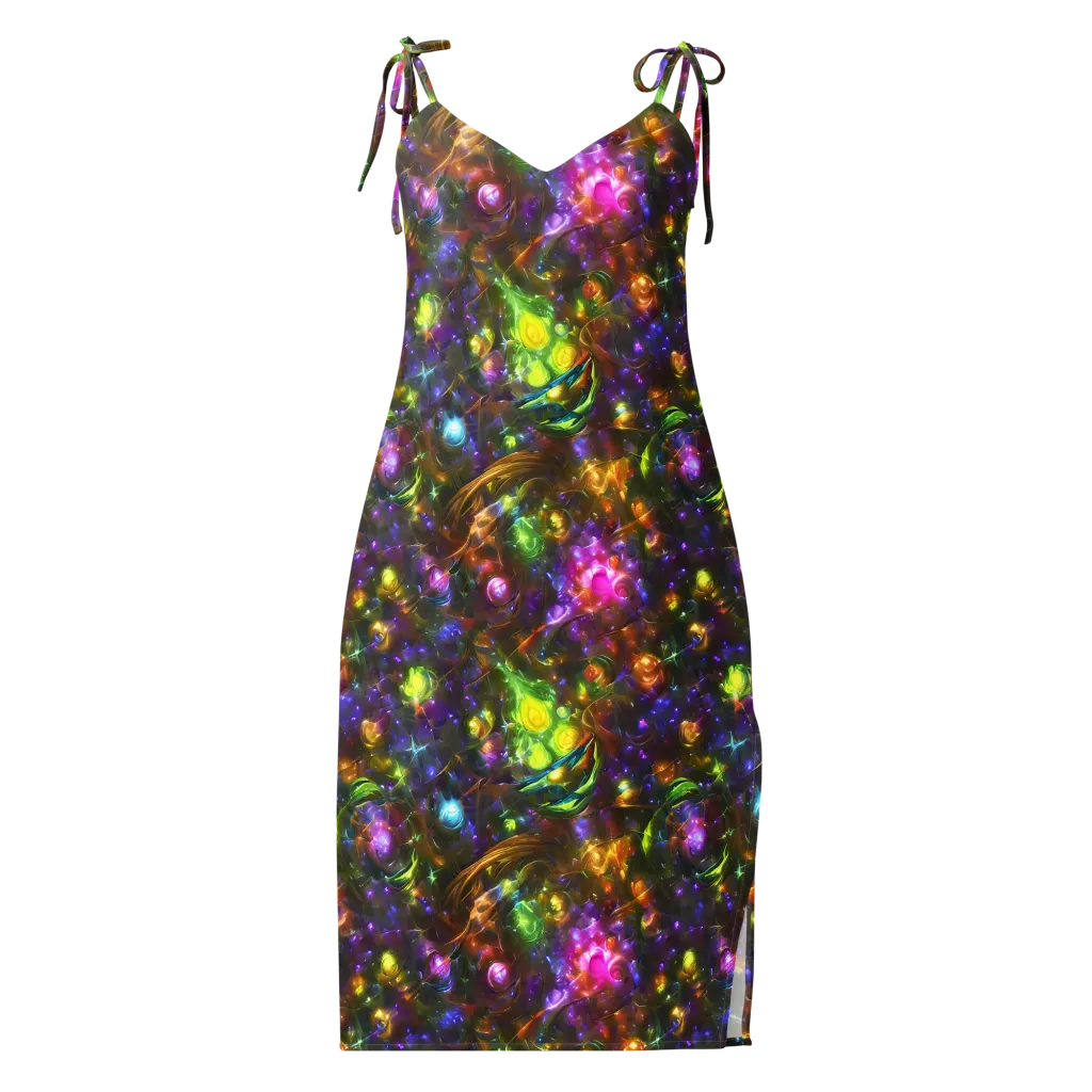 Luminescent Tangle on Slip Dress — Front