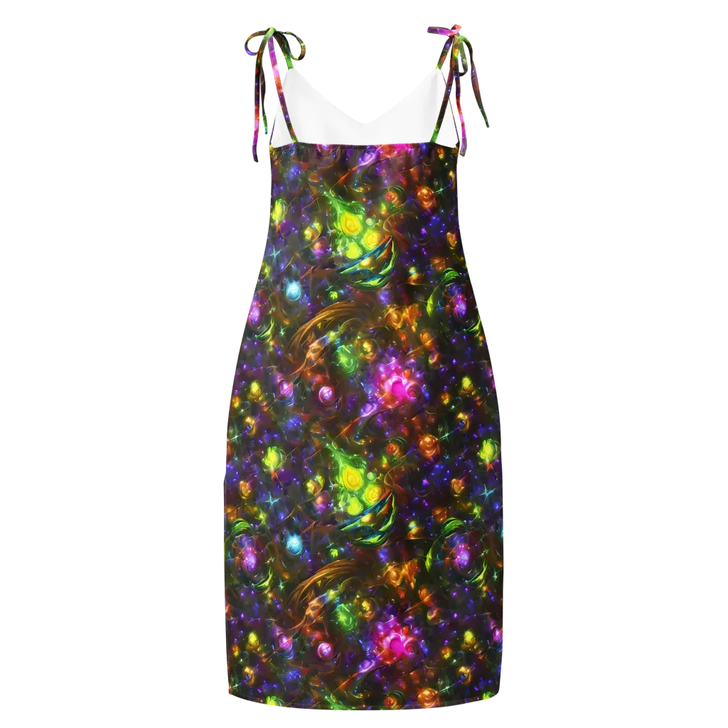 Luminescent Tangle on Slip Dress — Back