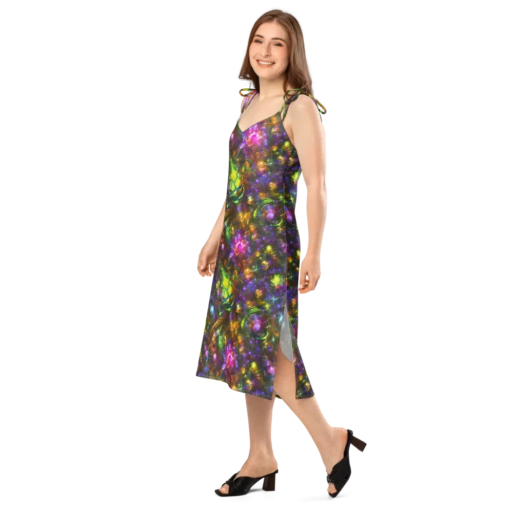 Luminescent Tangle on Slip Dress — Left Front