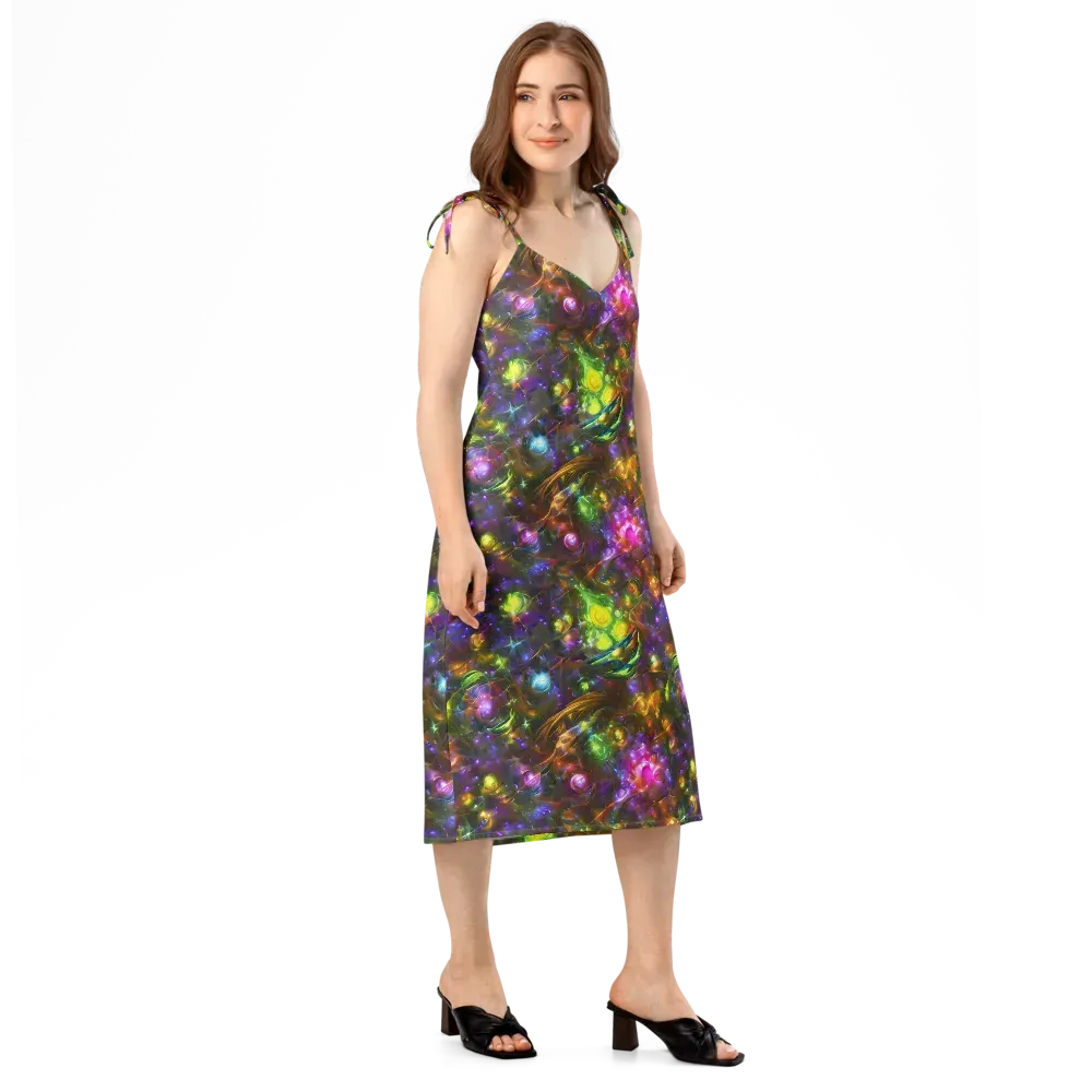 Luminescent Tangle on Slip Dress — Right Front