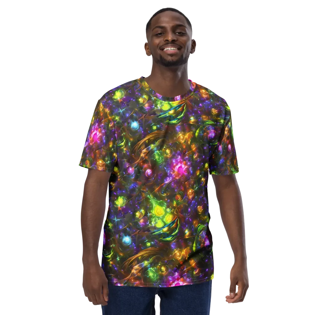 Luminescent Tangle on Men's Crew Neck T-Shirt — Front