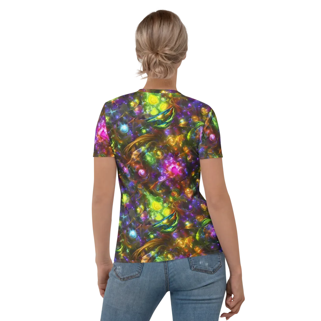 Luminescent Tangle on Women's Crew Neck T-Shirt — Back