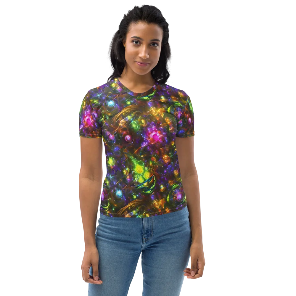 Luminescent Tangle on Women's Crew Neck T-Shirt — Front
