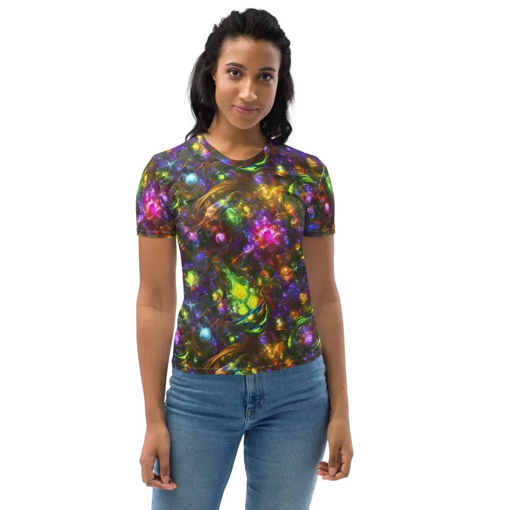 Luminescent Tangle on Women's Crew Neck T-Shirt — Front