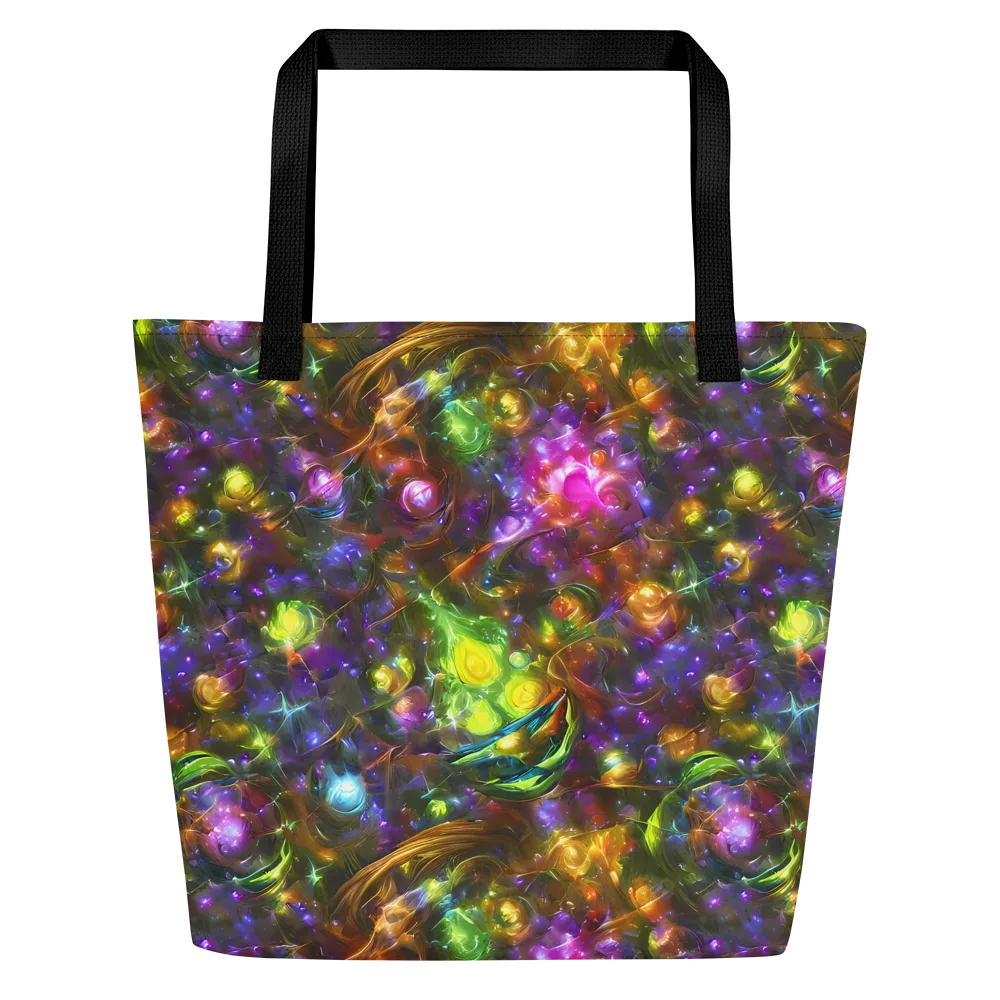 Luminescent Tangle on Large Tote Bag W/ Pocket — Front
