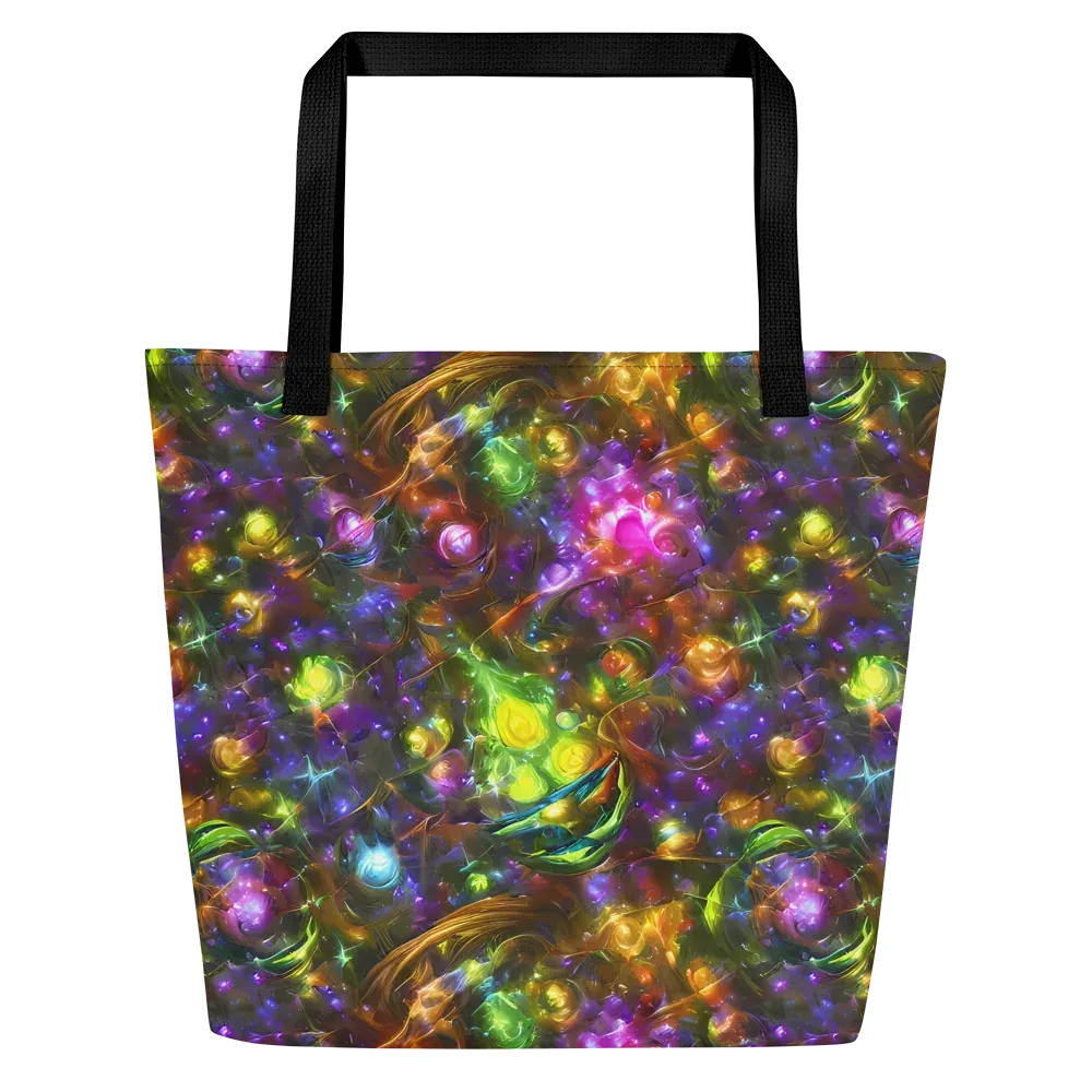Luminescent Tangle on Large Tote Bag W/ Pocket — Front